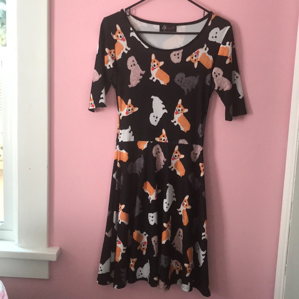 Puppy dress, sz small, purchased from ModCloth